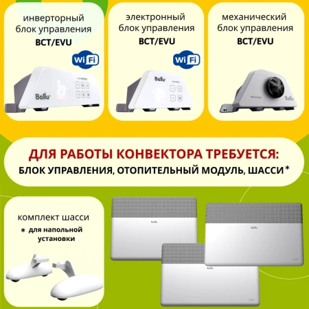 Блок управления конвектора Ballu Transformer Mechanic BCT/EVU-M