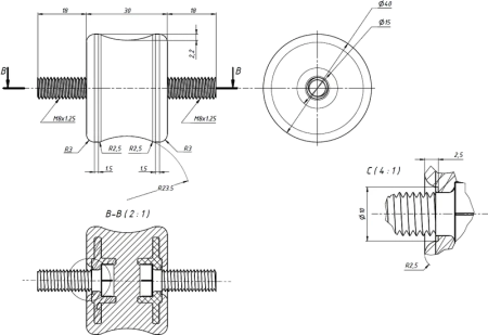 Комплект виброопор для кондиционера RF-V40P