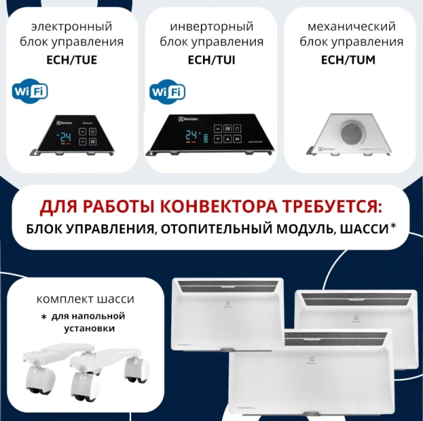 Блок управления конвектора Electrolux Transformer Electronic 3.0